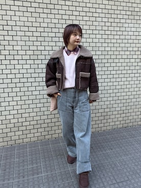 yuminaさん(レディース・158cm)の冬コーディネート