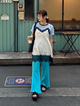 yuminaさん（レディース・158cm）の夏コーディネート