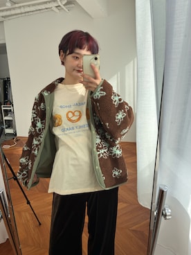 「アイテム（ブルゾン）」を使った、yuminaさん（レディース・158cm・30代）の秋コーディネート