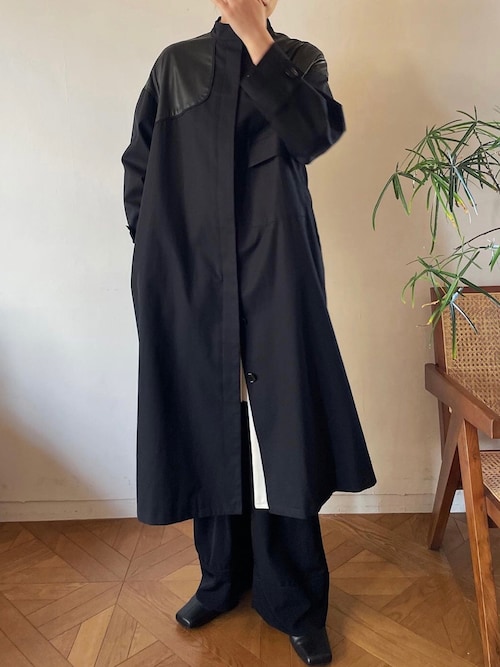 【美品】リムアーク Docking trench CT ブラック 定価41800 RIM.ARK（リムアーク）の「Docking trench CT（トレンチコート）」 - WEAR