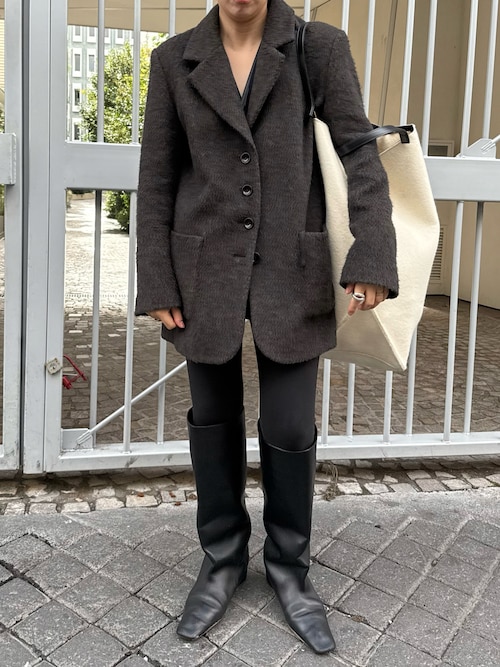 Mix color shaggy JK ミックスカラーシャギージャケット（テーラード