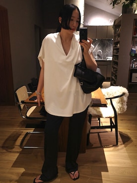 「RIM.ARK（リムアーク）のアイテム」を使った、sakurako_kusanoさん（レディース・167cm）の春コーディネート