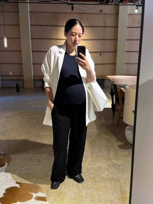 Long light round shirt ロングライトラウンドシャツ