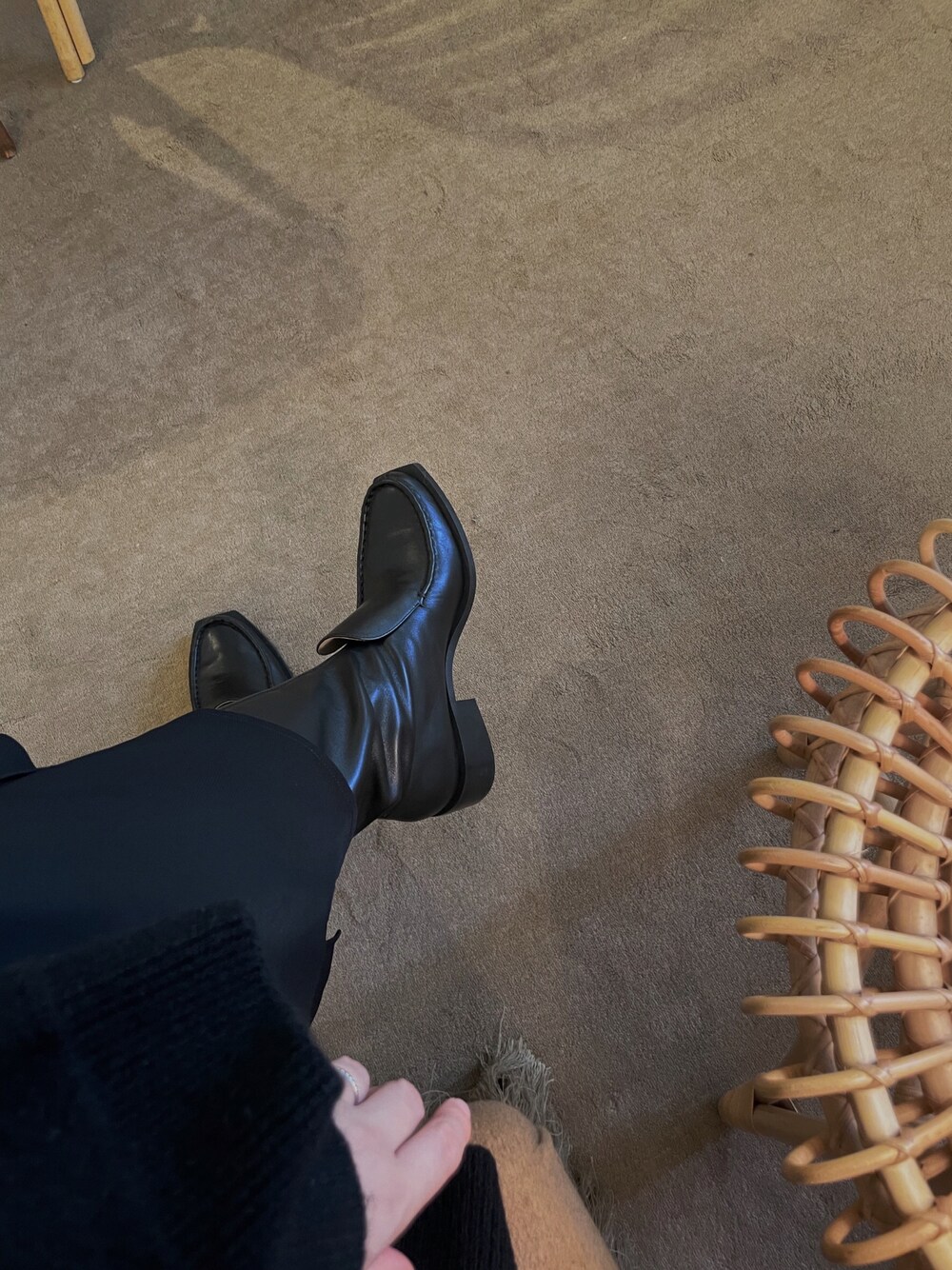 RIM.ARK（リムアーク）の「Loafer like midi boots（ブーツ）」 - WEAR