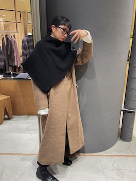 「アイテム（チェスターコート）」を使った、sakurako_kusanoさん（レディース・166cm・30代）の秋コーディネート