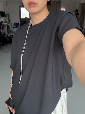 「RIM.ARK（リムアーク）のアイテム」を使った、sakurako_kusanoさん（レディース・167cm）の夏コーディネート