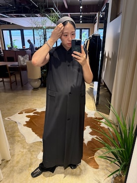 「RIM.ARK（リムアーク）のBLACK DRESS [4] ブラックドレス シーン4（ドレス）」を使った、sakurako_kusanoさん（レディース・167cm）の夏コーディネート