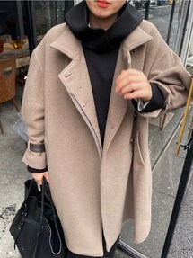 RIM.ARK（リムアーク）の「Cashmere blend poncho CT（ポンチョ