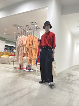 「417 EDIFICE（フォーワンセブンエディフィス）のアイテム（パンツ）」を使った、ゆとめんさん（メンズ・170cm）の秋コーディネート