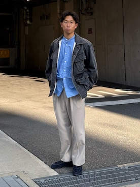 「Johnbull（ジョンブル）のアイテム」を使った、JINKEIさん（メンズ・165cm）の冬コーディネート