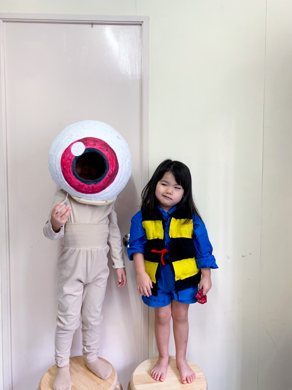 「ootd、kids、kidsfashion、鬼太郎」｜「UNIQLOのアイテム（その他アウター、ブラック系）」を使った、Blake/Leiaさん（キッズ・100cm）の秋コーディネートの1枚目の写真