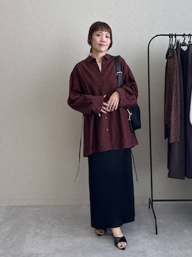 「骨格ウェーブ」｜kahoさん（レディース・156cm・40代）の秋コーディネート