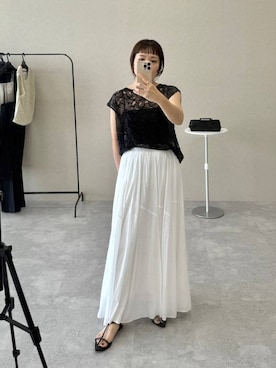 「A part by（アパートバイ）のアイテム」を使った、kahoさん（レディース・156cm）の夏コーディネート