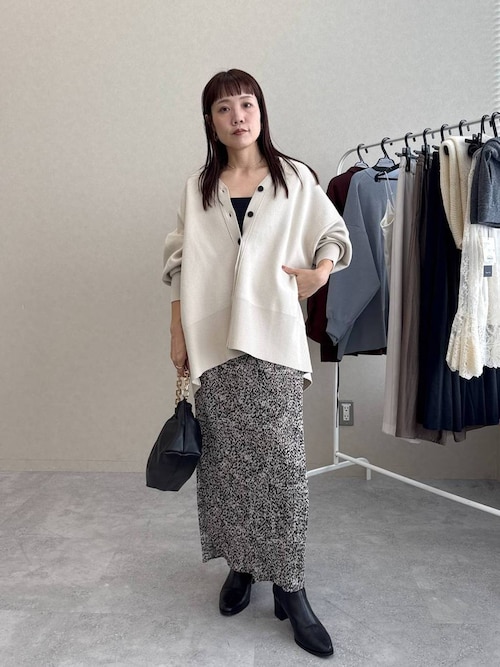 piu1uguale3GOLF/レディース用イージースカート/グレー2 piu1uguale3GOLF/レディース用イージースカート/グレー2