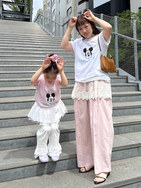 「A part by（アパートバイ）のアイテム」を使った、kahoさん（レディース・156cm）の春コーディネート