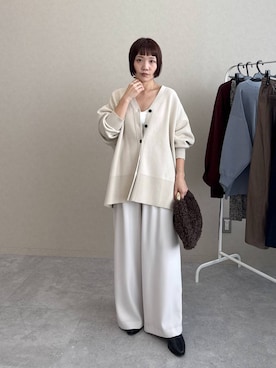 「アイテム（キャミソール）」を使った、kahoさん（レディース・156cm・40代）の秋コーディネート