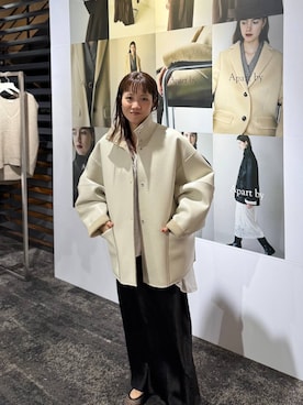 「アイテム（ブルゾン）」を使った、kahoさん（レディース・156cm・40代）の秋コーディネート