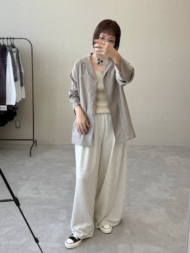 「アイテム（アクセサリー）」を使った、kahoさん（レディース・156cm・40代）の秋コーディネート