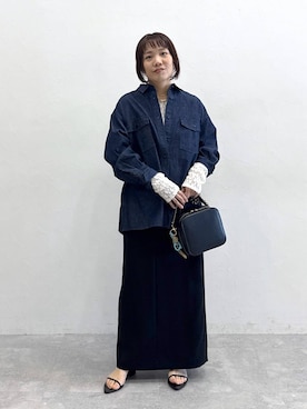 kahoさん（レディース・156cm）の冬コーディネート