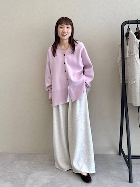 「アイテム（スウェットパンツ）」を使った、kahoさん（レディース・156cm・40代）の夏コーディネート