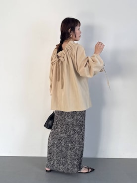「骨格ウェーブ」｜kahoさん（レディース・156cm・40代）の秋コーディネート