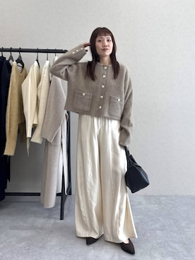 「A part by（アパートバイ）のアイテム」を使った、kahoさん（レディース・156cm）の秋コーディネート