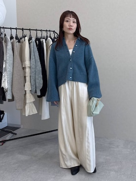 「アイテム（タンクトップ）」を使った、kahoさん（レディース・156cm・40代）の冬コーディネート