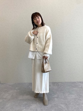 「アパートバイローリーズ」｜「アイテム（ブーツ）」を使った、kahoさん（レディース・156cm）の秋コーディネート
