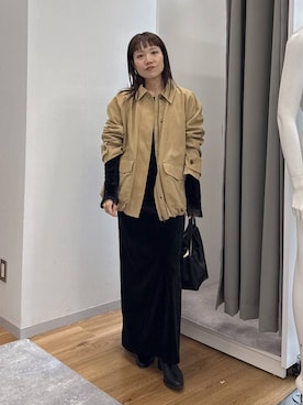 「アイテム（ワンピース）」を使った、kahoさん（レディース・156cm・40代）の冬コーディネート