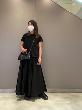 「ADDICT NOIR（アディクトノアー）のアイテム」を使った、t☺︎rachanさん（レディース・158cm）の夏コーディネート