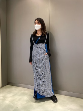 「ADDICT NOIR（アディクトノアー）のアイテム」を使った、t☺︎rachanさん（レディース・158cm）の夏コーディネート