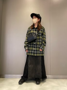 「grounds（グラウンズ）のアイテム（シューズ）」を使った、t☺︎rachanさん（レディース・158cm）の秋コーディネート