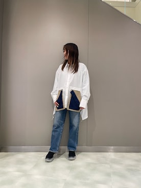 「grounds（グラウンズ）のアイテム（シューズ）」を使った、t☺︎rachanさん（レディース・158cm）の冬コーディネート