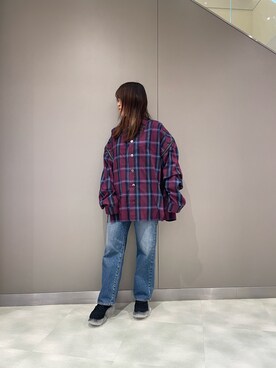 「grounds（グラウンズ）のアイテム（シューズ）」を使った、t☺︎rachanさん（レディース・158cm）の冬コーディネート