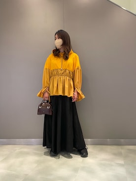 「grounds（グラウンズ）のアイテム（シューズ）」を使った、t☺︎rachanさん（レディース・158cm）の秋コーディネート