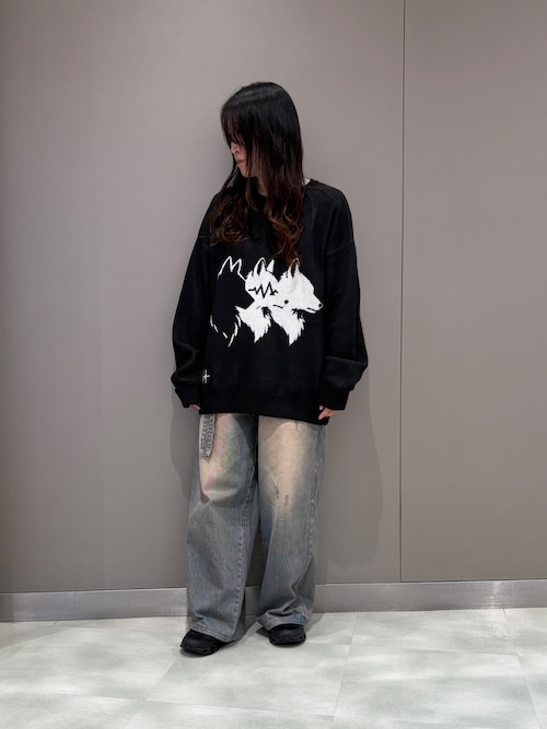 deres 13th セーター&スカーフ セール】FR(13)NDS/フレンズ/Wolf M KNIT（ニット/セーター）｜FR(13