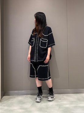 「grounds（グラウンズ）のアイテム」を使った、t☺︎rachanさん（レディース・158cm）の春コーディネート