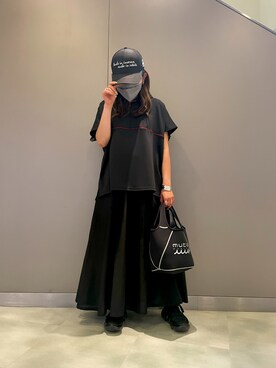 「muta（ムータ）のアイテム（バッグ）」を使った、t☺︎rachanさん（レディース・158cm）の夏コーディネート