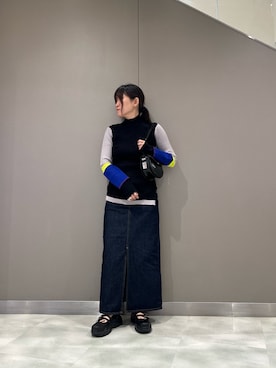 「AKIKOAOKI（アキコアオキ）のアイテム」を使った、t☺︎rachanさん（レディース・158cm）の秋コーディネート