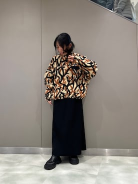 「ROYAL FLASH（ロイヤルフラッシュ）のアイテム」を使った、t☺︎rachanさん（レディース・158cm）の冬コーディネート