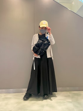 「ADDICT NOIR（アディクトノアー）のアイテム」を使った、t☺︎rachanさん（レディース・158cm）の夏コーディネート