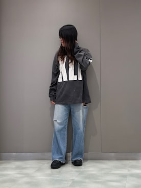 「アイテム（ローファー）」を使った、t☺︎rachanさん（レディース・158cm・30代）の夏コーディネート