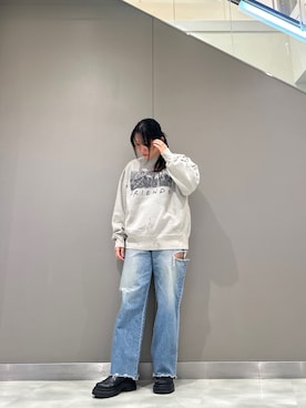 「ROYAL FLASH（ロイヤルフラッシュ）のアイテム」を使った、t☺︎rachanさん（レディース・158cm）の冬コーディネート