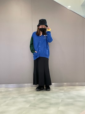 「Lucien Pellat-Finet（ルシアンペラフィネ）のアイテム（帽子）」を使った、t☺︎rachanさん（レディース・158cm）の春コーディネート