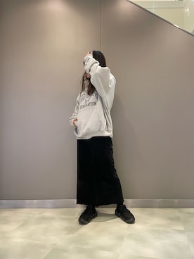 「grounds（グラウンズ）のアイテム（シューズ）」を使った、t☺︎rachanさん（レディース・158cm）の冬コーディネート