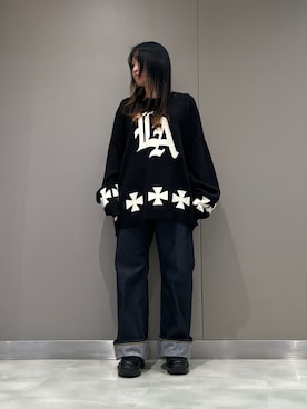 「AKIKOAOKI（アキコアオキ）のアイテム」を使った、t☺︎rachanさん（レディース・158cm）の冬コーディネート