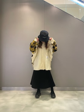 「Lucien Pellat-Finet（ルシアンペラフィネ）のアイテム」を使った、t☺︎rachanさん（レディース・158cm）の冬コーディネート