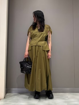 「ROYAL FLASH（ロイヤルフラッシュ）のアイテム」を使った、t☺︎rachanさん（レディース・158cm）の夏コーディネート