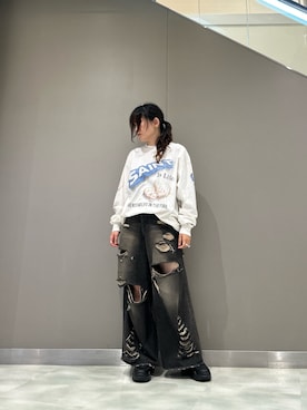 「AKIKOAOKI（アキコアオキ）のアイテム」を使った、t☺︎rachanさん（レディース・158cm）の秋コーディネート