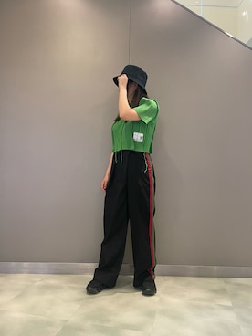 「Lucien Pellat-Finet（ルシアンペラフィネ）のアイテム」を使った、t☺︎rachanさん（レディース・158cm）の冬コーディネート